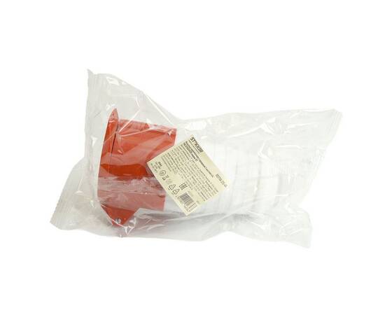 Розетка переносная 3P+PE+N Stekker с крышкой красный RST16-215-44 49441, изображение 2