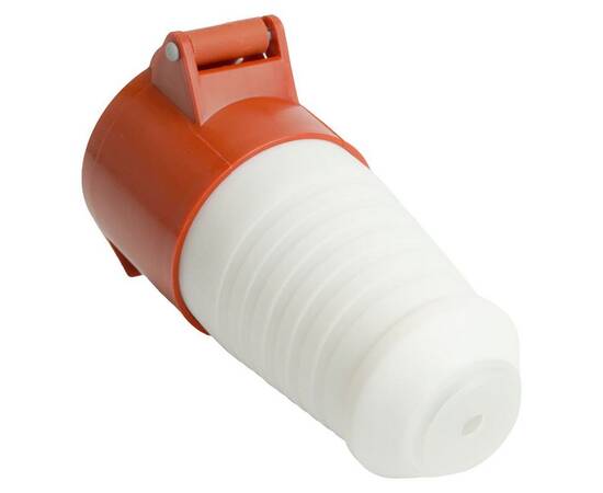 Розетка переносная 3P+PE+N Stekker с крышкой красный RST16-215-44 49441, изображение 4