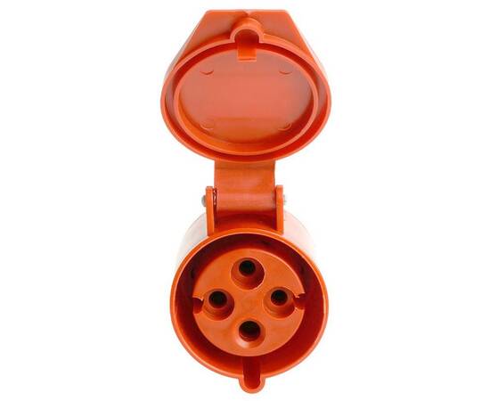 Розетка переносная 3P+PE Stekker с крышкой красный RST32-224-44 49442, изображение 7