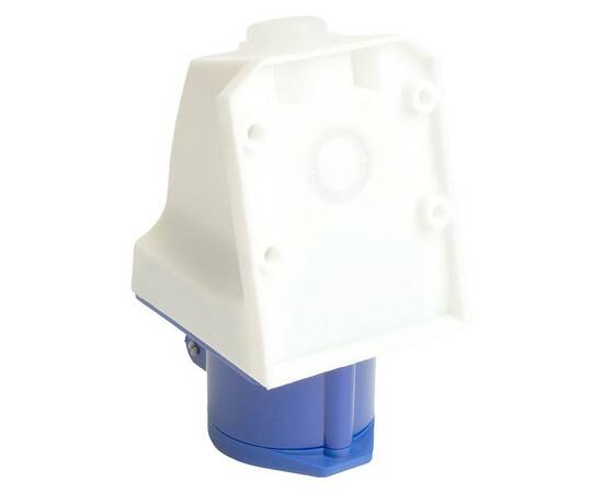 Розетка 2P+PE Stekker с крышкой синий RST16-113-44 49432, изображение 4