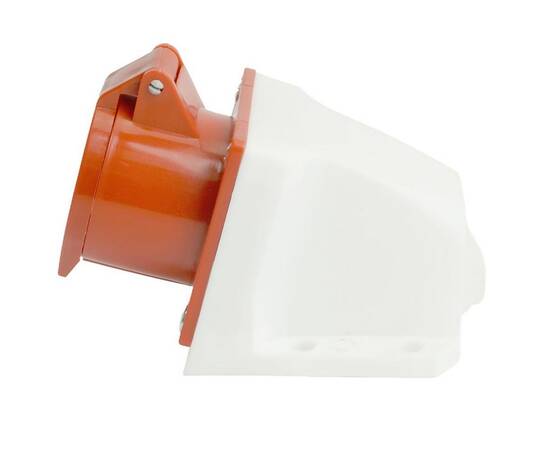 Розетка 3P+PE Stekker с крышкой красный RST16-113-44 49434, изображение 5