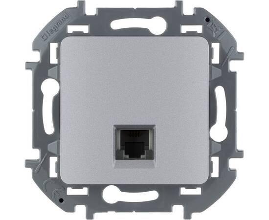 Телефонная розетка RJ11 - INSPIRIA - алюминий