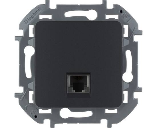 Телефонная розетка RJ11 - INSPIRIA - антрацит