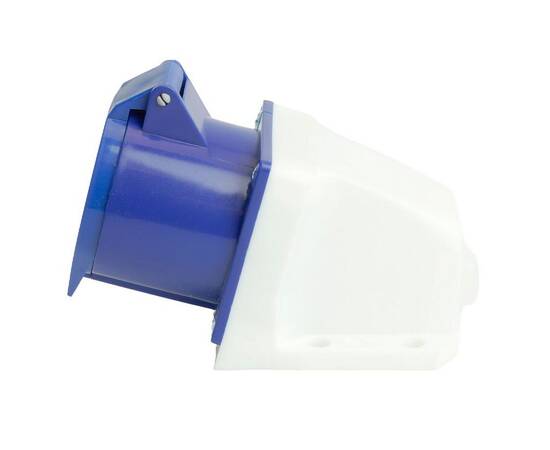 Розетка 2P+PE Stekker с крышкой синий RST32-123-44 49433, изображение 3