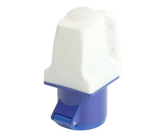 Розетка 2P+PE Stekker с крышкой синий RST32-123-44 49433, изображение 4