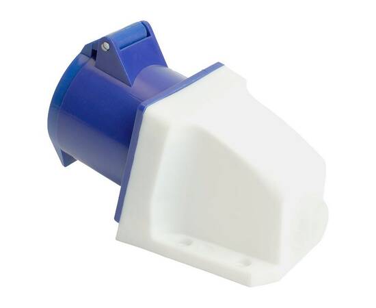 Розетка 2P+PE Stekker с крышкой синий RST32-123-44 49433, изображение 8