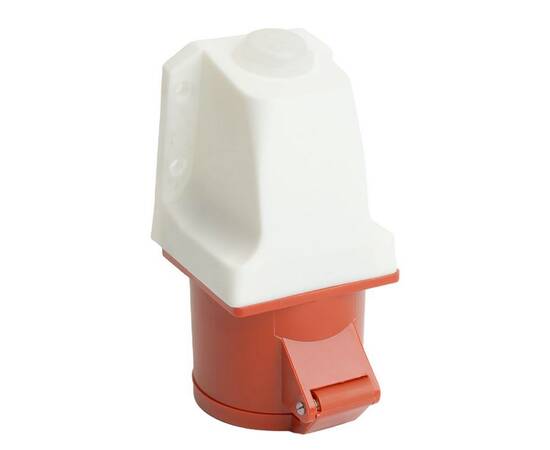 Розетка 3P+PE+N Stekker с крышкой красный RST32-125-44 49437, изображение 4