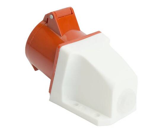 Розетка 3P+PE+N Stekker с крышкой красный RST32-125-44 49437, изображение 6