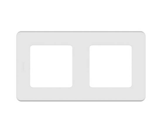 Рамка - 2 поста - INSPIRIA - белый