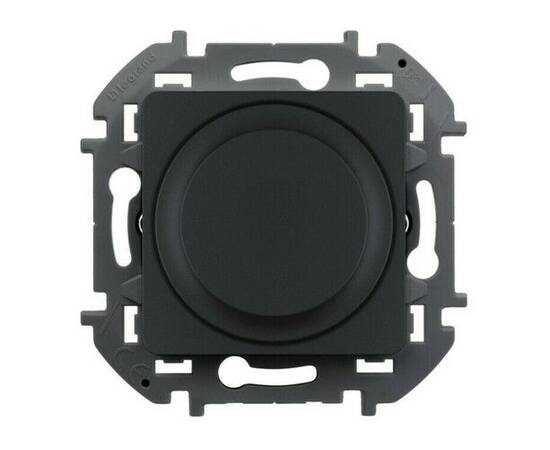 Светорегулятор поворотный без нейтрали 300Вт - INSPIRIA - антрацит