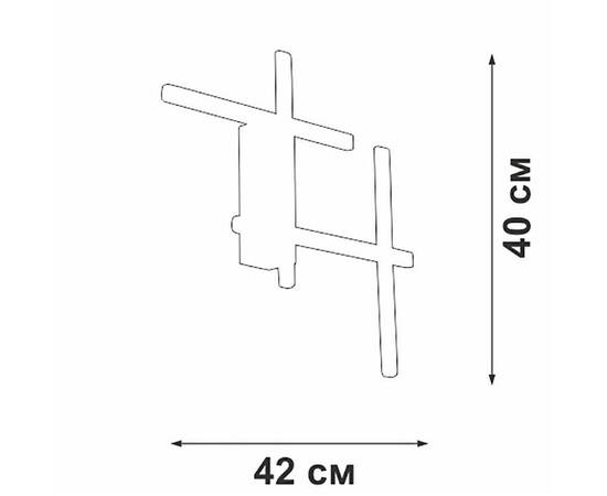 Настенный светильник Vitaluce V3043-1/4A, изображение 4
