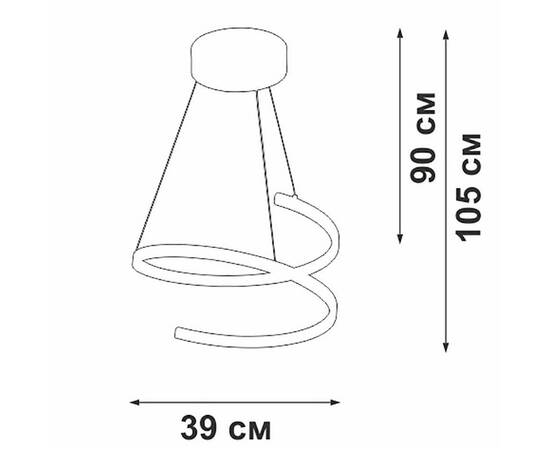Подвесной светильник Vitaluce V30440-1/1S, изображение 3