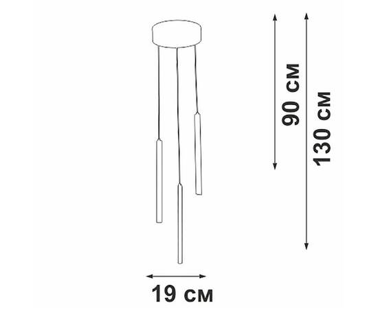 Подвесной светильник Vitaluce V3045-1/3S, изображение 4