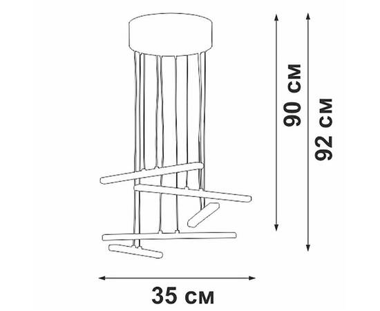 Подвесной светильник Vitaluce V3046-1/5S, изображение 2