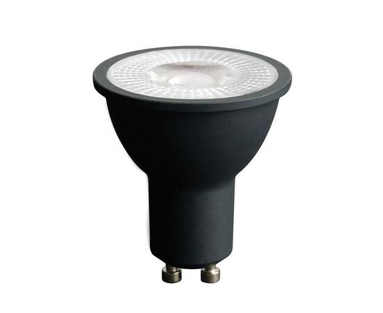 Лампа светодиодная Feron GU10 7W 2700K черная LB-1607 48954