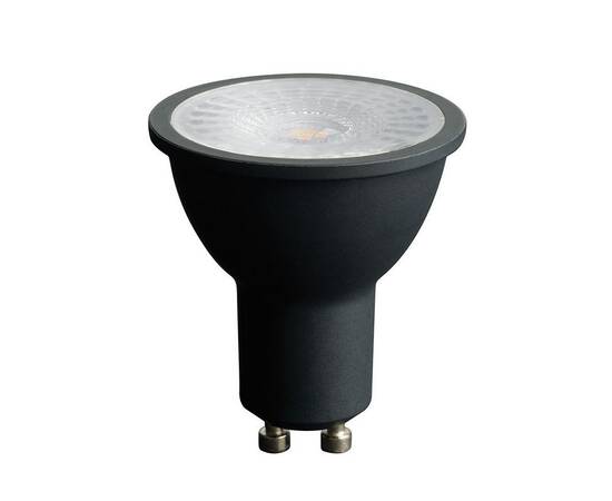 Лампа светодиодная Feron GU10 7W 4000K черная LB-1607 48957