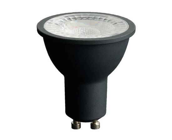 Лампа светодиодная Feron GU10 8W 2700K черная LB-1608 48958