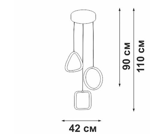 Подвесной светильник Vitaluce V30470-1/3S, изображение 4