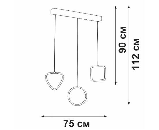 Подвесной светильник Vitaluce V3048-1/3S, изображение 4