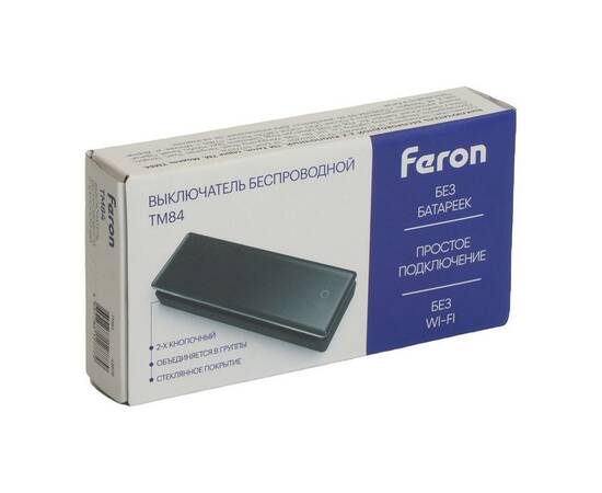 Выключатель одноклавишный беспроводной Feron Smart TM84 48878, изображение 5