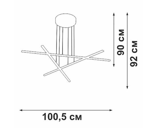 Подвесной светильник Vitaluce V3051-1/3S, изображение 4