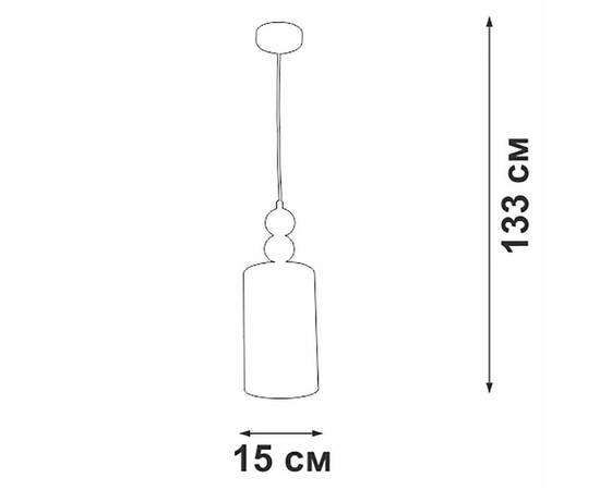 Подвесной светильник Vitaluce V2892-0/1S, изображение 4
