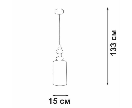 Подвесной светильник Vitaluce V2997-1/1S, изображение 4