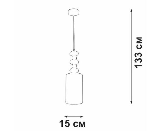 Подвесной светильник Vitaluce V2999-1/1S, изображение 4