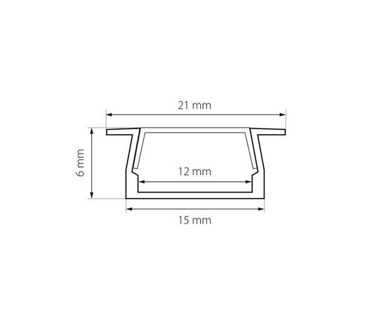 Встраиваемый профиль с рассеивателем Lightstar Profiled 419110, изображение 2