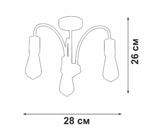 Потолочная люстра Vitaluce V3024-1/3PL, изображение 2