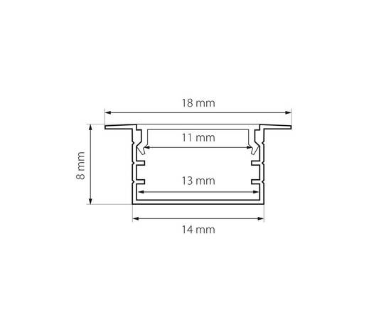 Встраиваемый профиль с рассеивателем Lightstar Profiled 419130, изображение 2