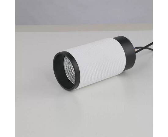 Потолочный светодиодный светильник iLedex Delta 1954-10W-3000K-36 BK+WH, изображение 3