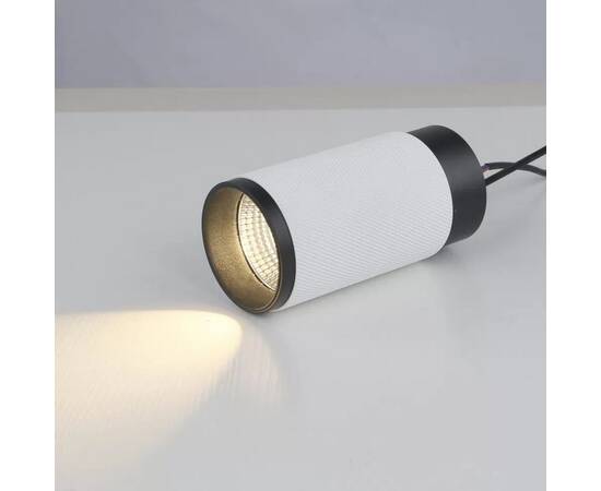 Потолочный светодиодный светильник iLedex Delta 1954-10W-3000K-36 BK+WH, изображение 4