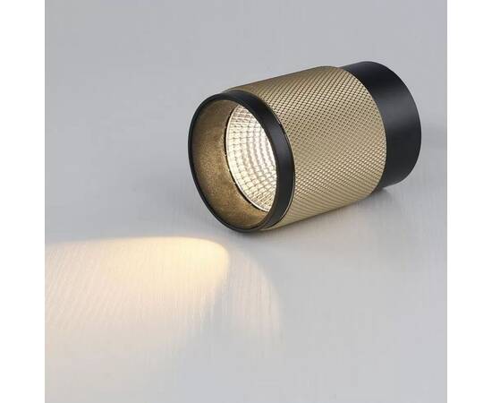 Потолочный светодиодный светильник iLedex Delta 1955-10W-3000K-36 BK+BR, изображение 3