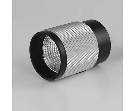 Потолочный светодиодный светильник iLedex Delta 1955-10W-3000K-36 BK+SL, изображение 3