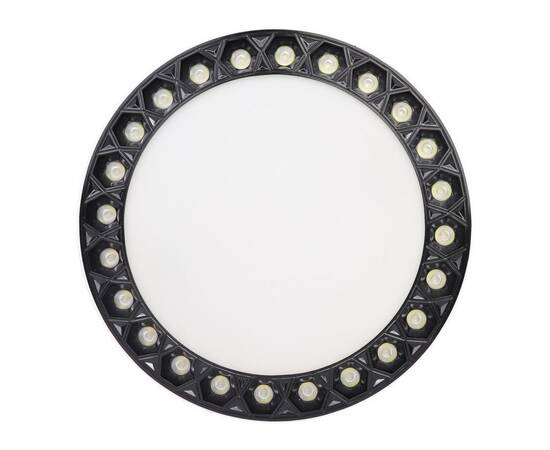 Потолочный светодиодный светильник iLedex Mercury 5552-36W-D217-3/4K-WH+BK