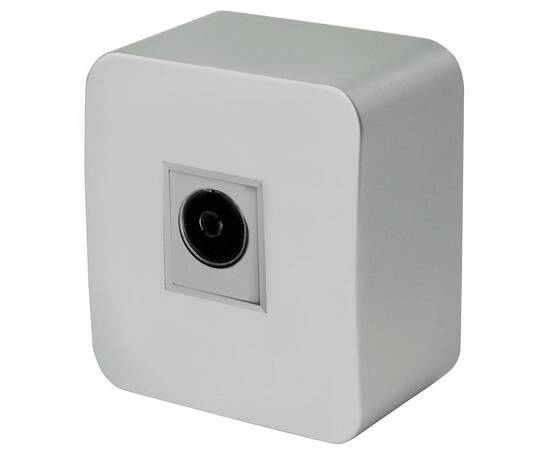 Розетка телевизионная TV Stekker София серебро MST00-10-03 49323