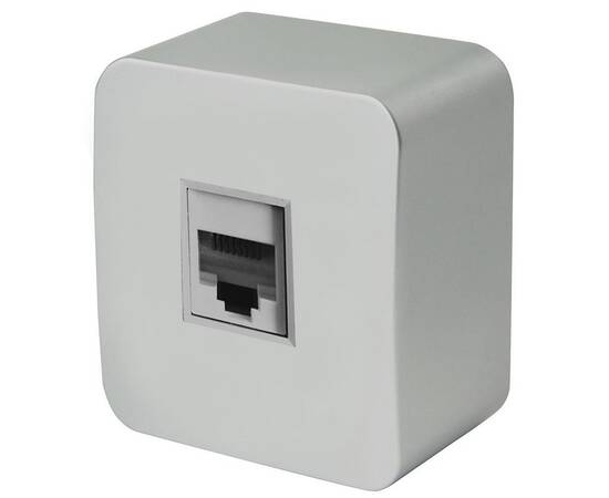 Розетка компьютерная RJ-45 Stekker София серебро MST00-20-03 49324