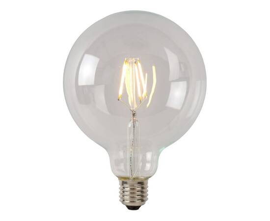 Лампа светодиодная диммируемая Lucide E27 7W 2700К прозрачная 49088/07/60