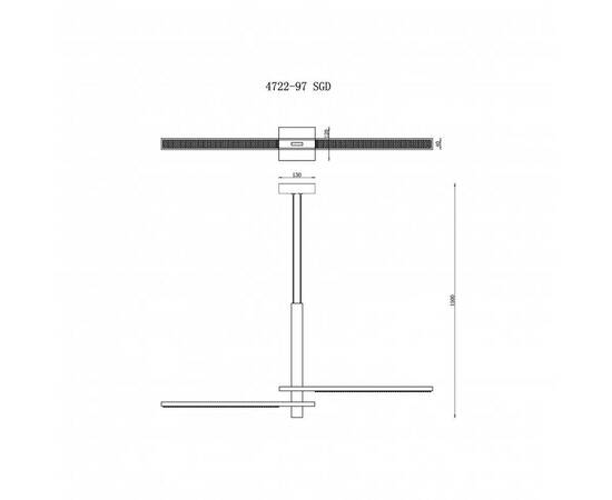 Подвесной светодиодный светильник iLedex Vision 4722-97 SGD, изображение 2