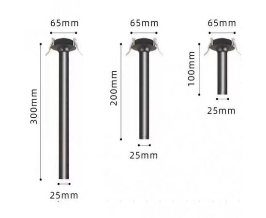 Встраиваемый светодиодный спот iLedex Telescope 999.3W-300 BK, изображение 2