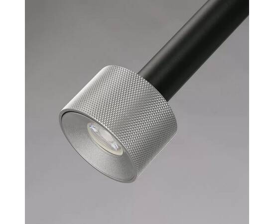 Подвесной светильник iLedex Delta 2362-1 BK+SL, изображение 3