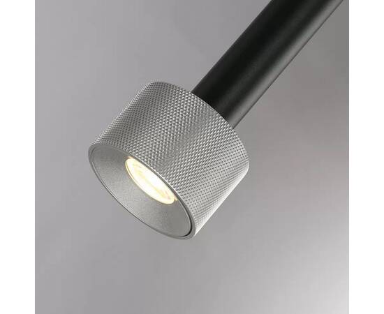 Подвесной светильник iLedex Delta 2362-1 BK+SL, изображение 4