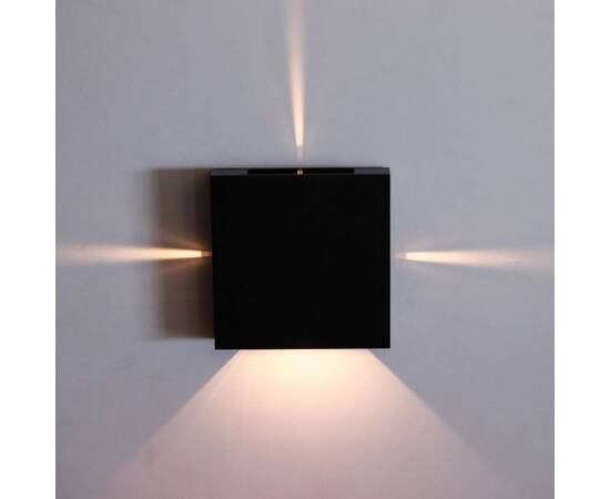 Уличный настенный светодиодный светильник Arte Lamp Algol A1445AL-4BK, изображение 6