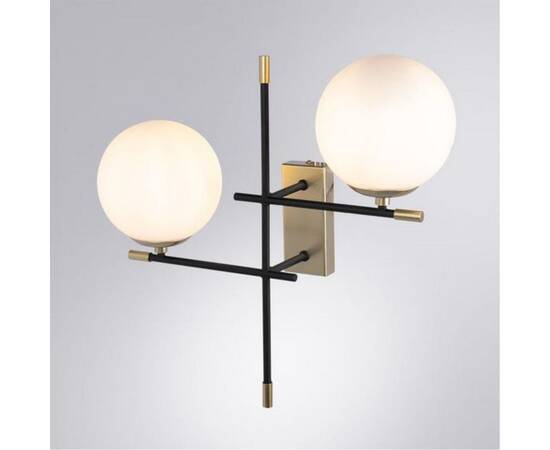Бра Arte Lamp Arkab A2225AP-2BK, изображение 2