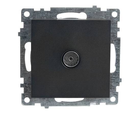 Розетка телевизионная TV Stekker Катрин графит GLS00-7108-06 49419