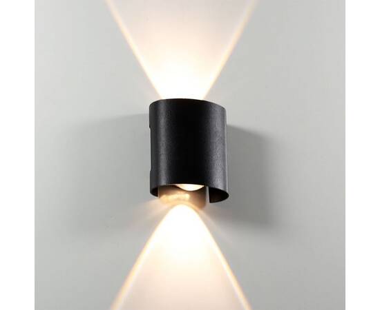 Уличный настенный светодиодный светильник Arte Lamp Bosto A3122AL-2BK, изображение 3