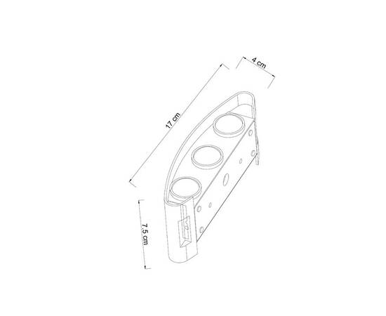Уличный настенный светодиодный светильник Arte Lamp Bosto A3122AL-6BK, изображение 2