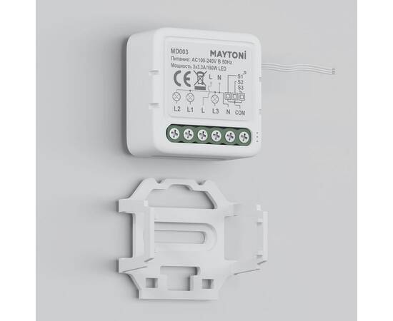 Выключатель трехканальный Wi-Fi Maytoni Technical MD003, изображение 5