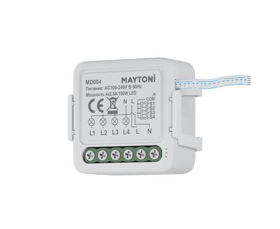 Выключатель четырехканальный Wi-Fi Maytoni Technical MD004